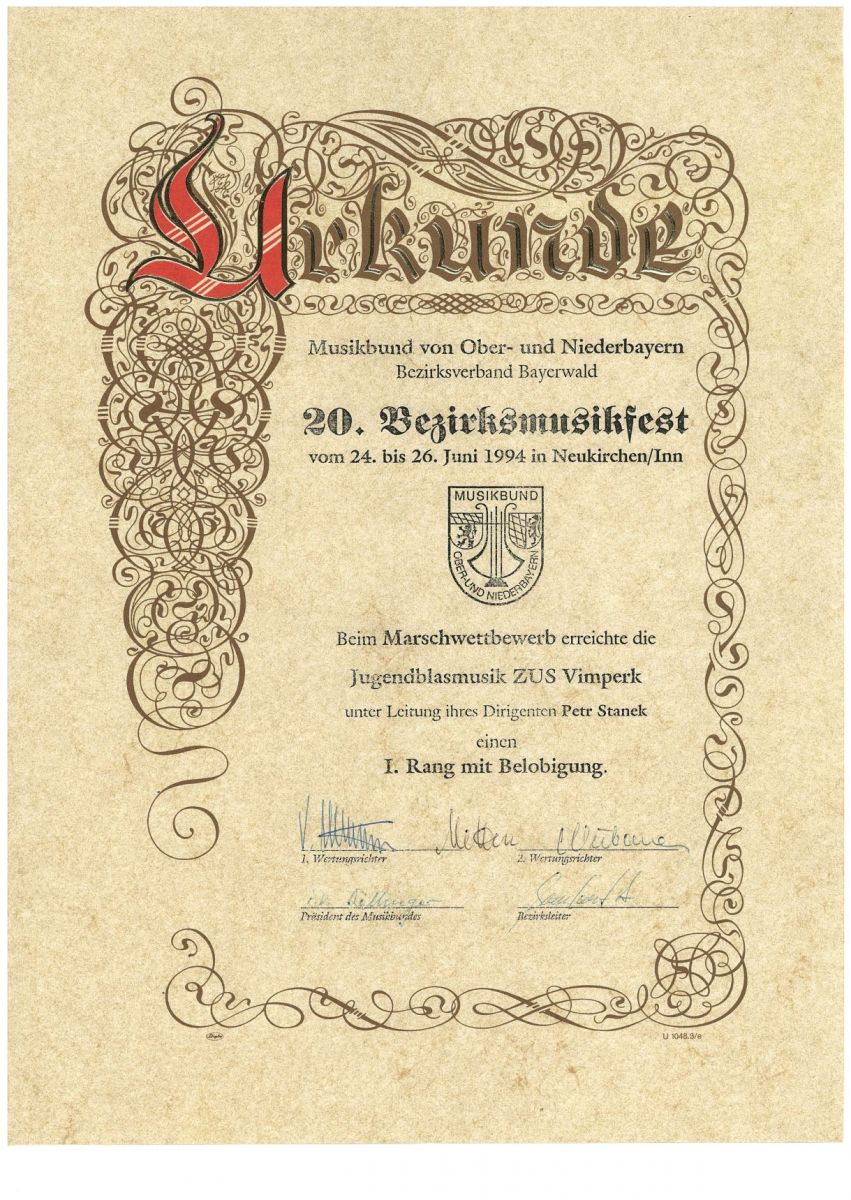Neukirchen-1994-diplom-1.-místo