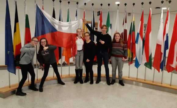 Žesťové sexteto ZUŠ Vimperk v Evropském parlamentu