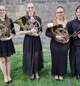 Benefiční koncert NF Magdalény Kožené v přímém přenosu ČT ART za účasti 4 „dechařek“ ze ZUŠ Vimperk